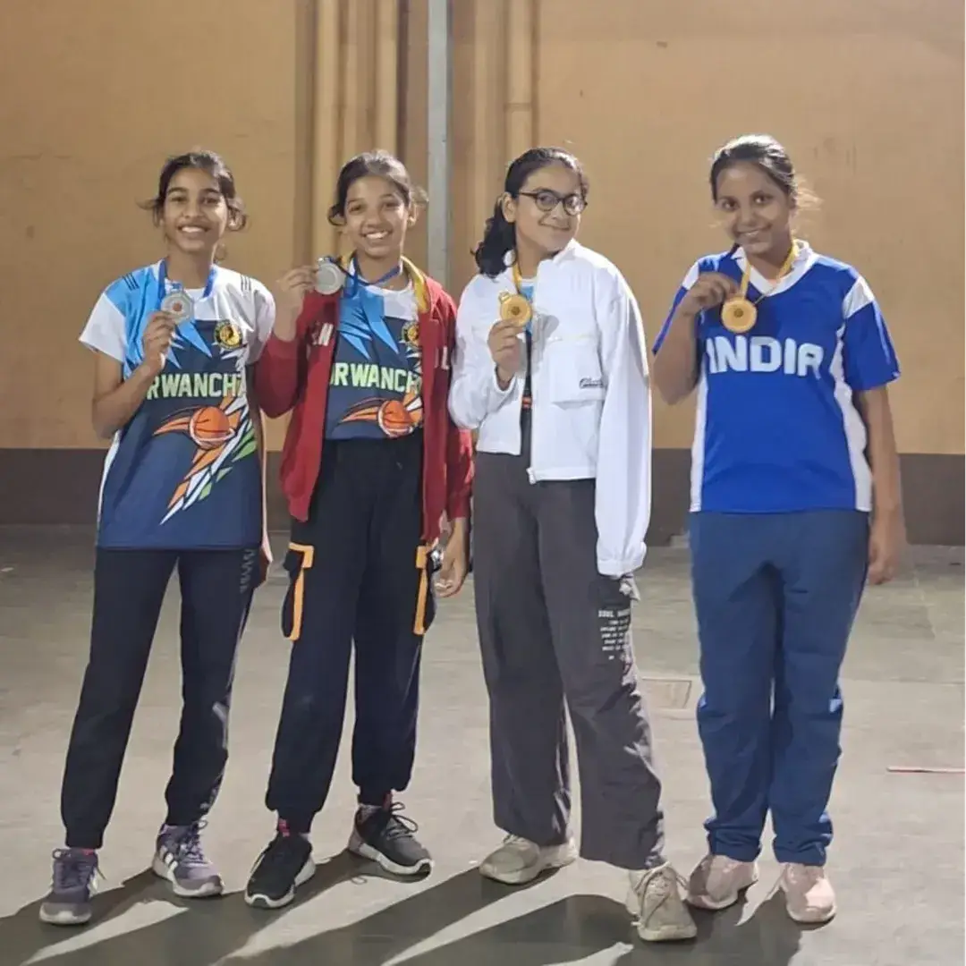 NSC girls team with medals